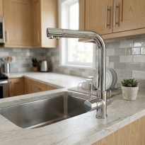 Baterie elegance 3 căi cromata